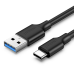Обложка книги «Ugreen USB 3.0 - USB Type C cable 2m 3A black (20884)»