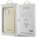 Guess GUHCP15SPGMCSD iPhone 15 6.1" złoty|light gold hardcase Glitter Glossy Script