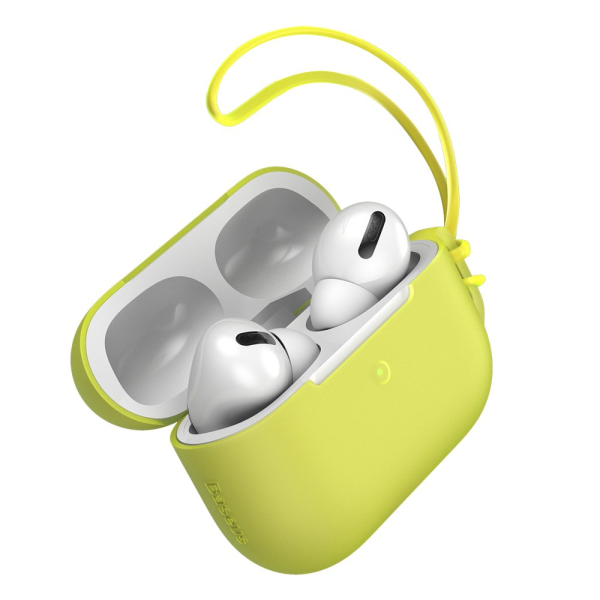 Baseus Let''s go Силиконовый чехол для наушников Apple Airpods Pro Желтый