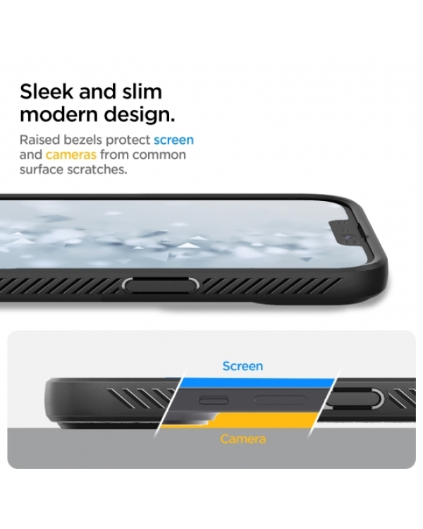 Дополнительное изображение книги «Case SPIGEN Liquid Air ACS03519 for Iphone 13 - Matte Black»