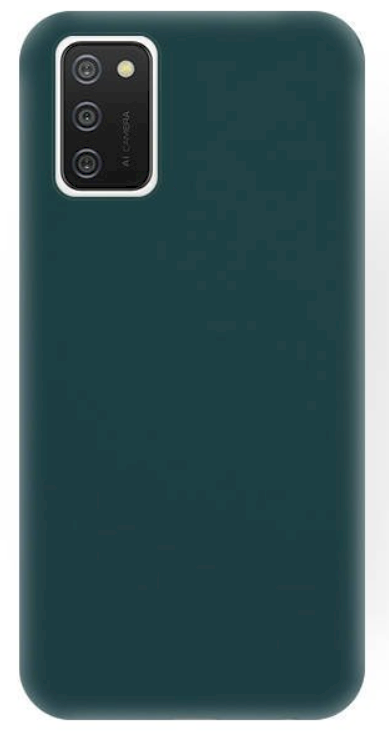 Fusion soft matte силиконовый чехол для Samsung A025 Galaxy A02S темно зеленый