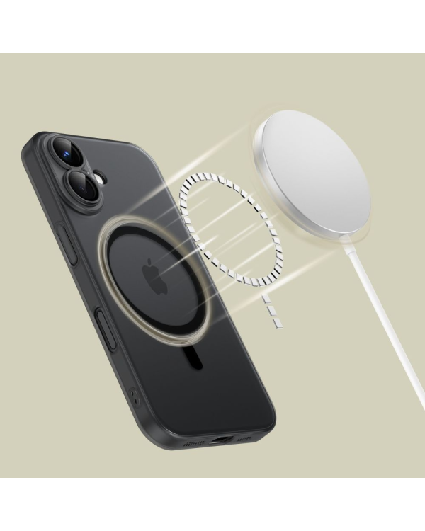 Дополнительное изображение книги «TECH-PROTECT MAGSLIM MAGSAFE IPHONE 15 PRO MATTE|BLACK»