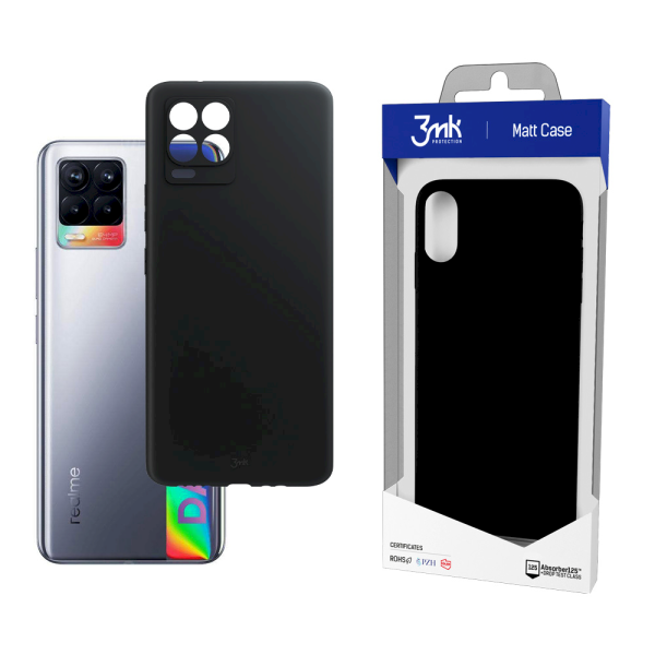 Обложка книги «Realme 8 4G - 3mk Matt Case black»
