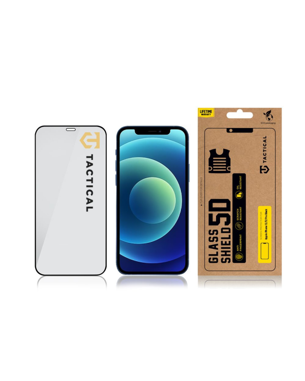 Tactical Glass Shield 5D for Apple iPhone 12 Pro|12 Pro Black