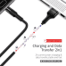 Дополнительное изображение книги «USAMS Kabel pleciony U5 2A USB-C czarny |black 1,2m SJ221TC01 (US-SJ221)»