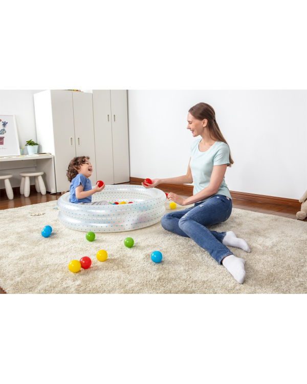 Голубой бассейн 91х20 см + шары BESTWAY