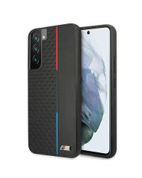 Etui BMW BMHCS22MTRTBK S22+ S906 czarny|black hardcase M Collection Triangles