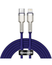 Baseus Cafule Series Metal Data USB Type C - Lightning Cable Power Delivery 20 W 2 m violet (CATLJK-B05)
