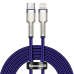 Baseus Cafule Series Metal Data USB Type C - Lightning Cable Power Delivery 20 W 2 m violet (CATLJK-B05)