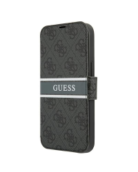 Guess GUBKP13S4GDGR iPhone 13 mini 5,4" szary|grey book 4G Stripe