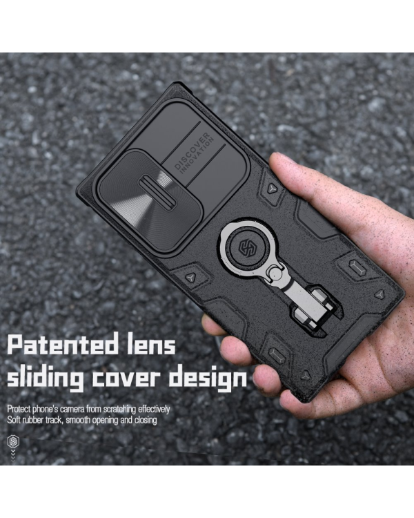 Дополнительное изображение книги «Nillkin CamShield Armor PRO Hard Case for Samsung Galaxy S23 Ultra Black»
