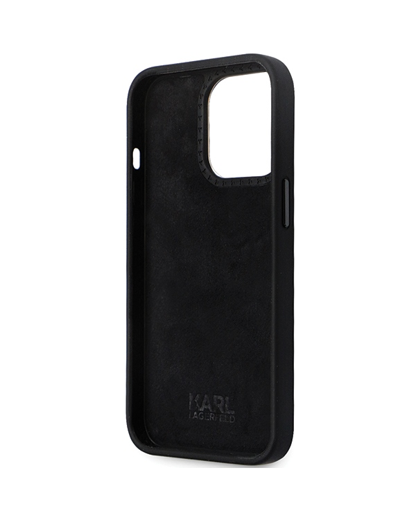 Дополнительное изображение книги «Karl Lagerfeld KLHCP13XSMHCNPK iPhone 13 Pro Max 6.7" czarny|black hardcase Silicone C Metal Pin»
