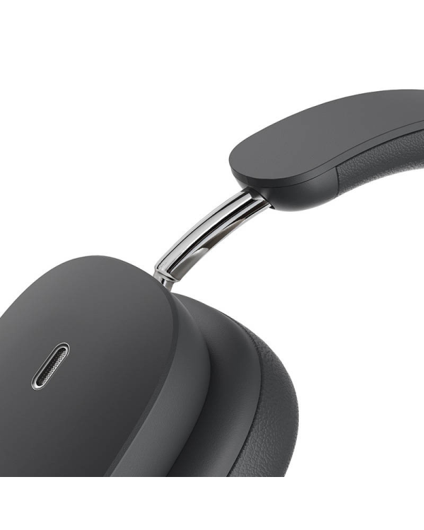 Wireless headphones Baseus Bowie H1 Bluetooth 5.2, ANC (gray)