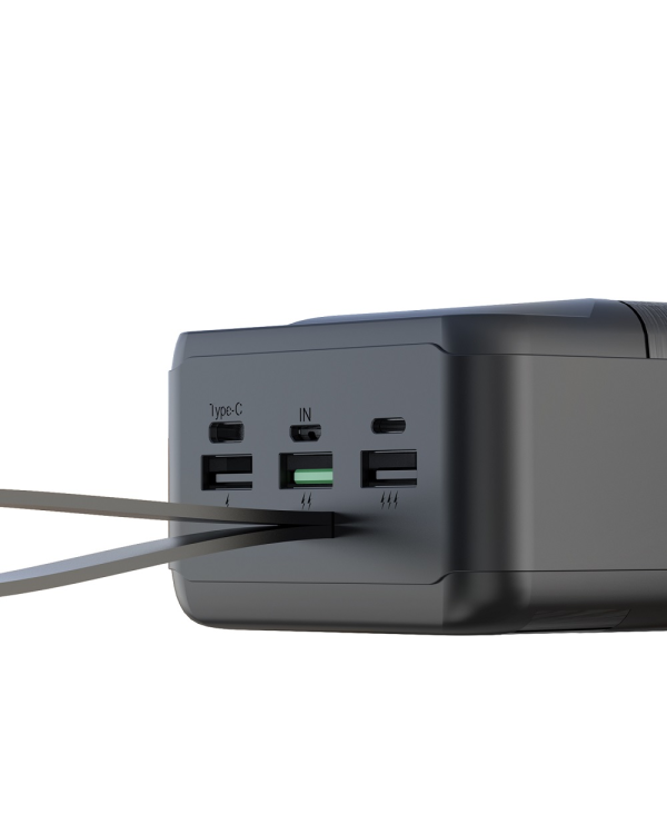 XO Power bank PR159 60000mAh QC22,5W - PD 20W black