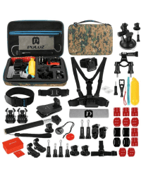 Набор аксессуаров Puluz 53 в 1 для экшн-камер / GoPro / HERO9 (EVA)