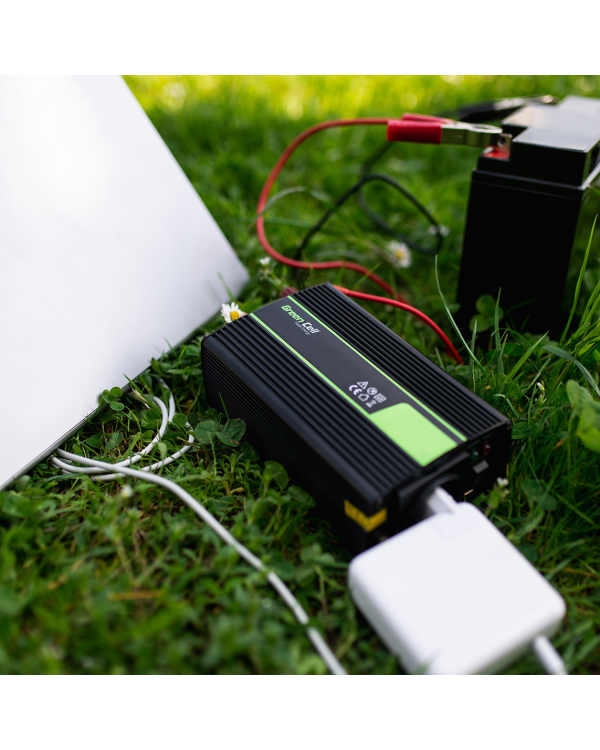 Green Cell Power Inverter 24V to 230V 300W|600W Pure sine wave