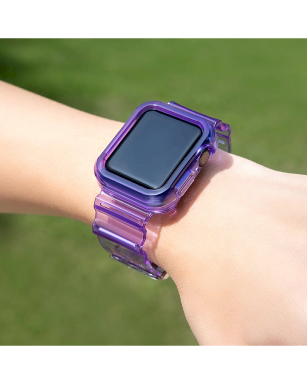 Fusion Light Set силиконовый ремешок для Apple Watch 38mm / 40mm / 41мм фиолетовый