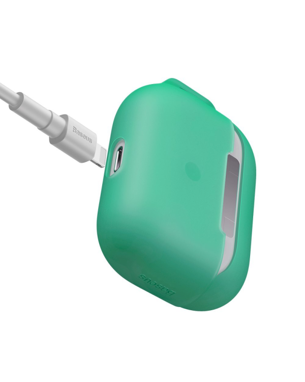 Baseus Let''s go Силиконовый чехол для наушников Apple Airpods Pro Зеленый