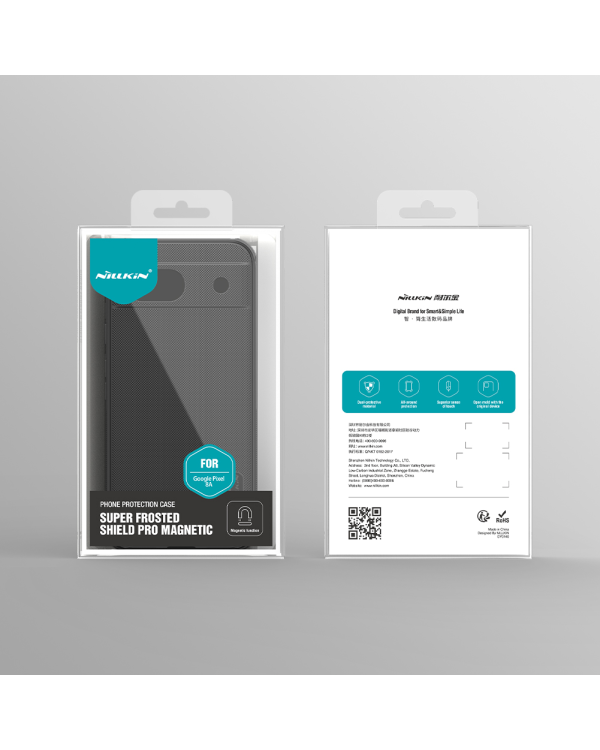 Дополнительное изображение книги «Nillkin Super Frosted PRO Magnetic Back Cover for Google Pixel 8a Black»
