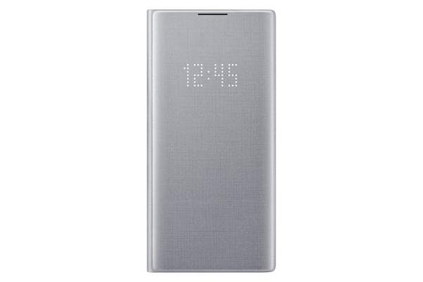 Samsung EF-NN975PSEGWW LED View оригинальный чехол книжка для Samsung N975 Galaxy Note 10+ (Note 10+ 5G) серебряный