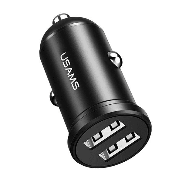 Обложка книги «USAMS Ład. sam. 2xUSB 2,4A Mini czarny|black CC114TC01 (US-CC114)»