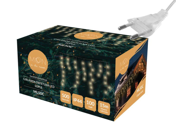 Goodbuy Световая гирлянда 500 LED| теплый белый свет