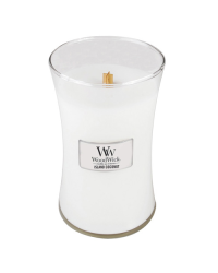 Ароматическая свеча WoodWick Island Coconut с деревянным фитилем 609,5 г