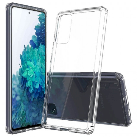 Fusion Ultra Back Case 2 mm Прочный Силиконовый чехол для Samsung G780 Galaxy S20 FE Прозрачный