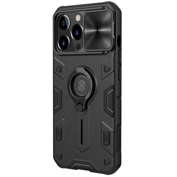 Обложка книги «Nillkin CamShield Armor Hard Case for iPhone 13 Pro Black (without logocut)»