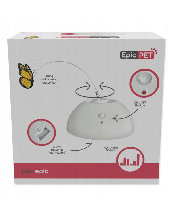 Игрушка для кошек : Placek Cat Epic Pet Летающая бабочка 13 см