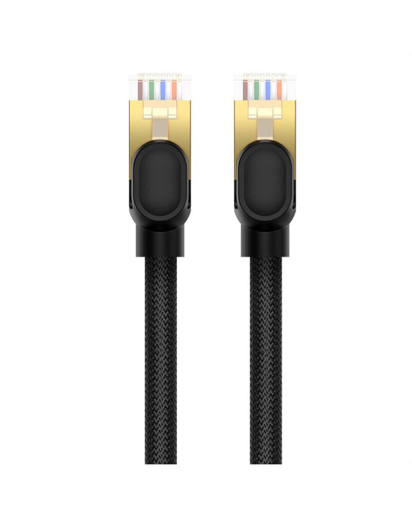 Сетевой кабель cat.8 Baseus Ethernet RJ45, 40 Гбит|с, 10 м (черный)