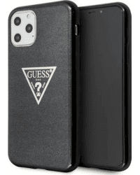 Guess GUHCN58SGTLBK Solid Glitter Cover Чехол для Apple iPhone 11 Pro Черный
