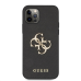 Обложка книги «GUHCP12LSA4GGBK Guess PU Saffiano Big 4G Metal Logo Case for iPhone 12 Pro Max Black»