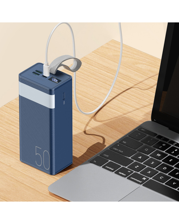 REMAX Power Bank 50000mAh RPP-321 Chinen - 2xUSB + Type C - PD 20W QC 22,5W blue