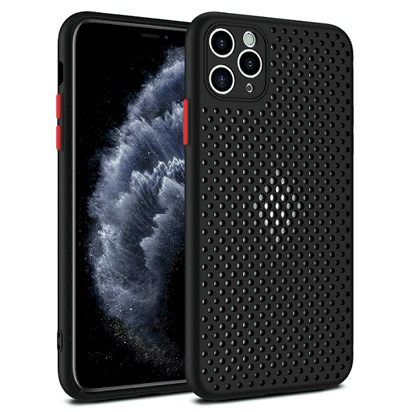 Fusion Breathe Case Силиконовый чехол для Huawei P40 Lite Черный