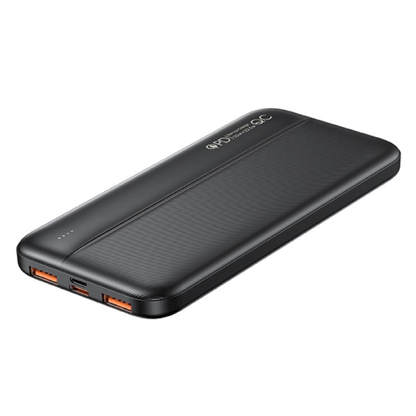 Remax Tinyl power bank 10000mAh 22,5W Power Delivery Quick Charge 2x USB / 1x USB Type C black (RPP-212 Black)