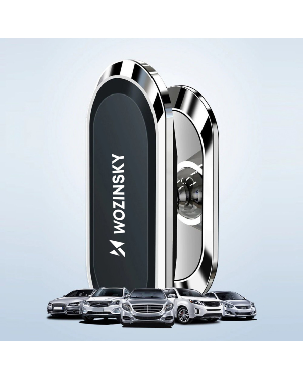 Дополнительное изображение книги «Wozinsky Self-adhesive Magnetic 360 Car Dashboard Mount Silver (WMH-06)»