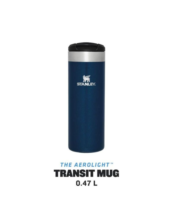 STANLEY Термос Кружка AeroLight Transit Mug 0,47 синий
