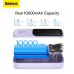 Baseus Qpow power bank 10000mAh built-in USB Type-C cable 22.5W Quick Charge SCP AFC FCP purple (PPQD020105)