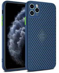 Fusion Breathe Case Силиконовый чехол для Apple iPhone 12 Mini Синий