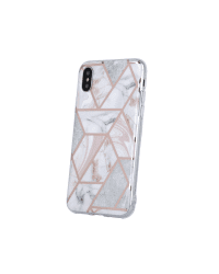 Fusion Geometric Marble Силиконовый чехол для Huawei P30 Lite розовый