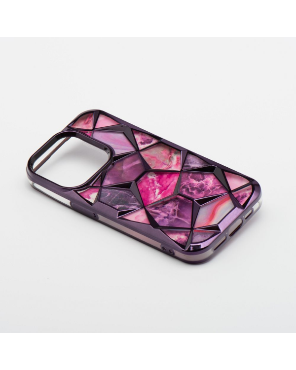 Fusion Twinki Силиконовый чехол для Apple iPhone 16 фиолетовый