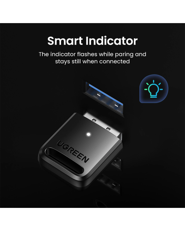 Ugreen CM390 5.0 USB Bluetooth adapter - black