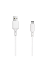 Кабель Setty USB - USB-C 1,0 м 3A белый