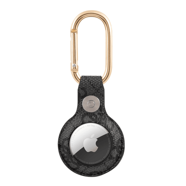 Обложка книги «GUATP4GMSRK Guess PU 4G Script Dog Clip AirTag Case Black»