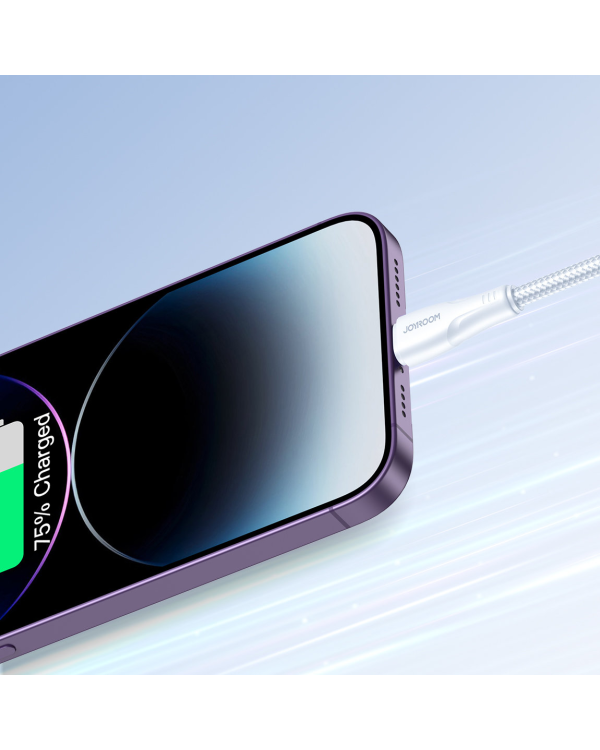 Кабель Joyroom USB - Lightning 2.4A Surpass Series 3 м белый (S-UL012A11)