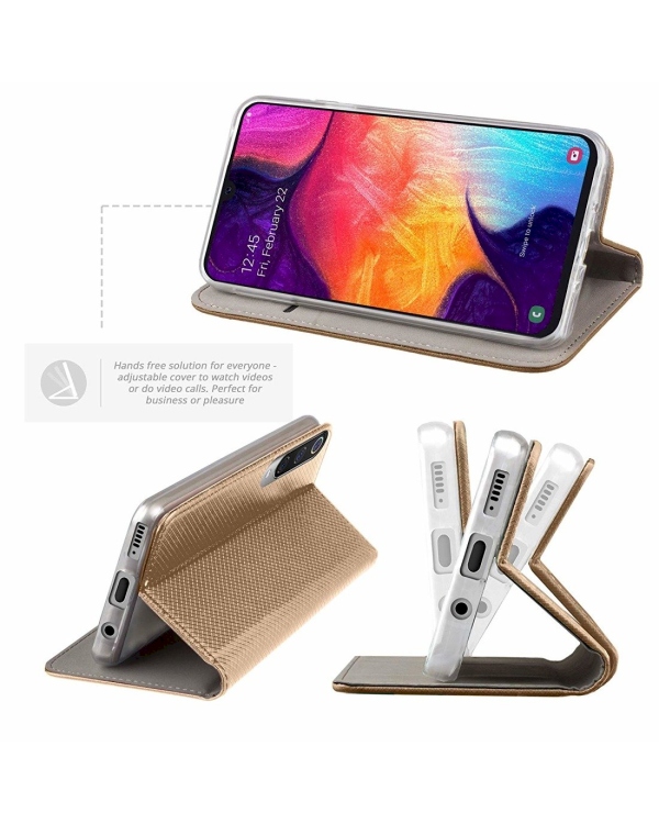 Fusion Magnet Case книжка чехол для Samsung A125 Galaxy A12 золотой