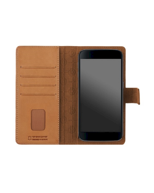 Bugatti Lisbona Burnished L Кожанный Чехол - Кошелек для устройств размером 7.5 х 15.5 cm Коричневый