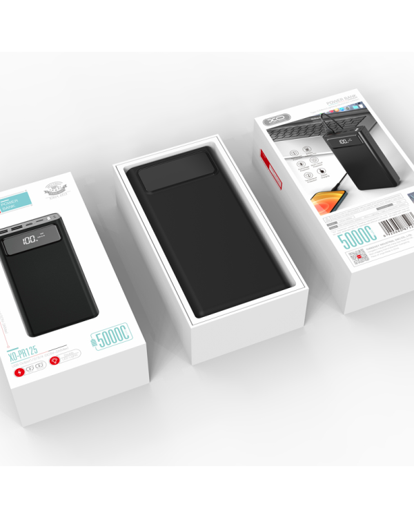 XO Power bank PR125 50000mAh black