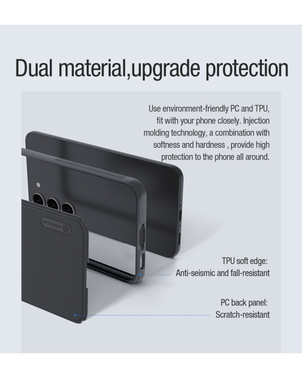 Дополнительное изображение книги «Nillkin Super Frosted PRO Magnetic Back Cover for Samsung Galaxy S23 Black»